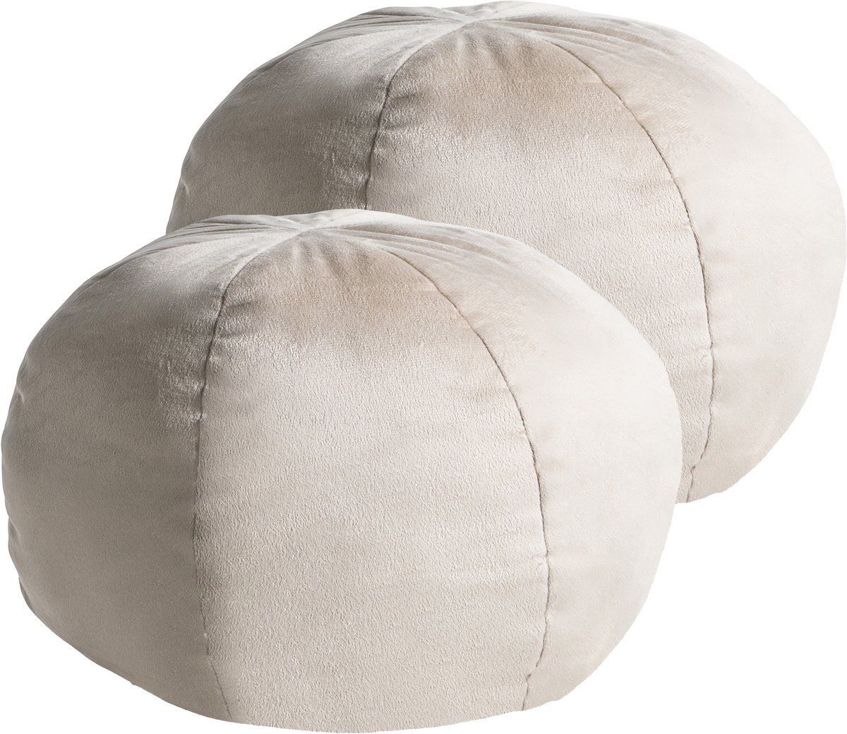 Beliani SALVIA - Sierkussen - Gebroken wit - 33 x 33 cm - Fluweel