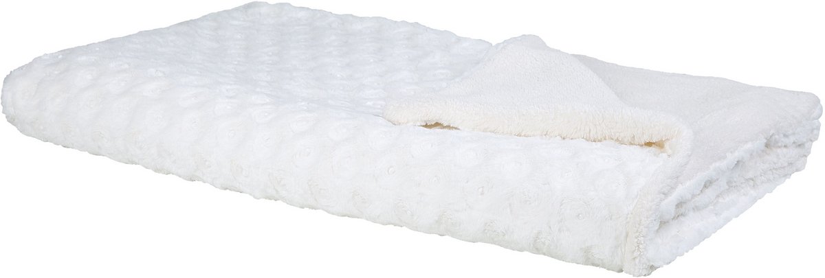KANDILLI - Plaid - Gebroken wit - 200 x 220 cm - Polyester