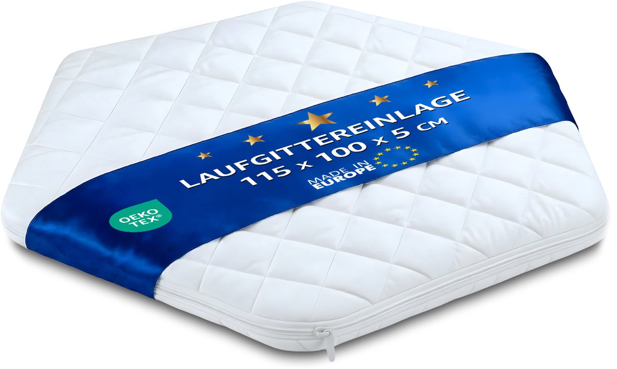 Boxmatras 6 Hoekig Hexagonaal – 100x115 cm Baby Speelbox Inleg Schuim Babymatras Speelmatras Zacht Comfort Kinderen Peuters Boxkleed Speelkleed Kinderkamer Oeko-Tex 100 x 115