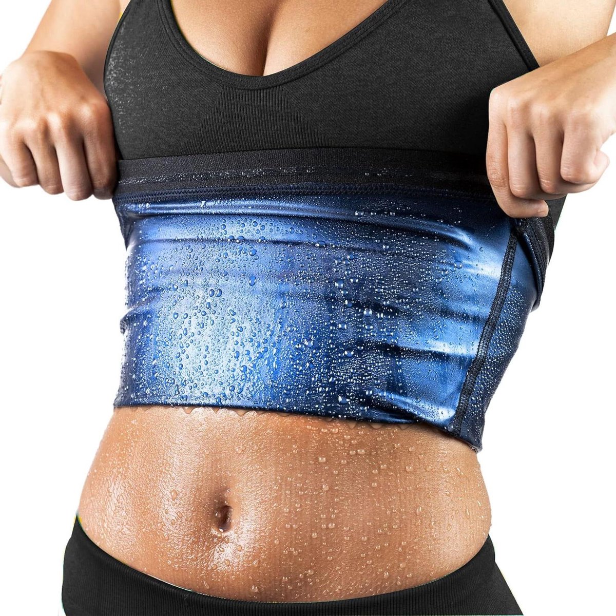 Taille Trimmer - Sauna Riem - Workout Ondersteuning - Neopreen Materiaal - Dames Model - Zwart