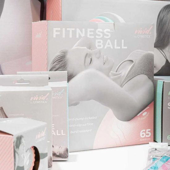 Gymstick Vivid Yoga Blok - Grijs - Met Online Trainingsvideo's van Gymstick — afbeelding 4