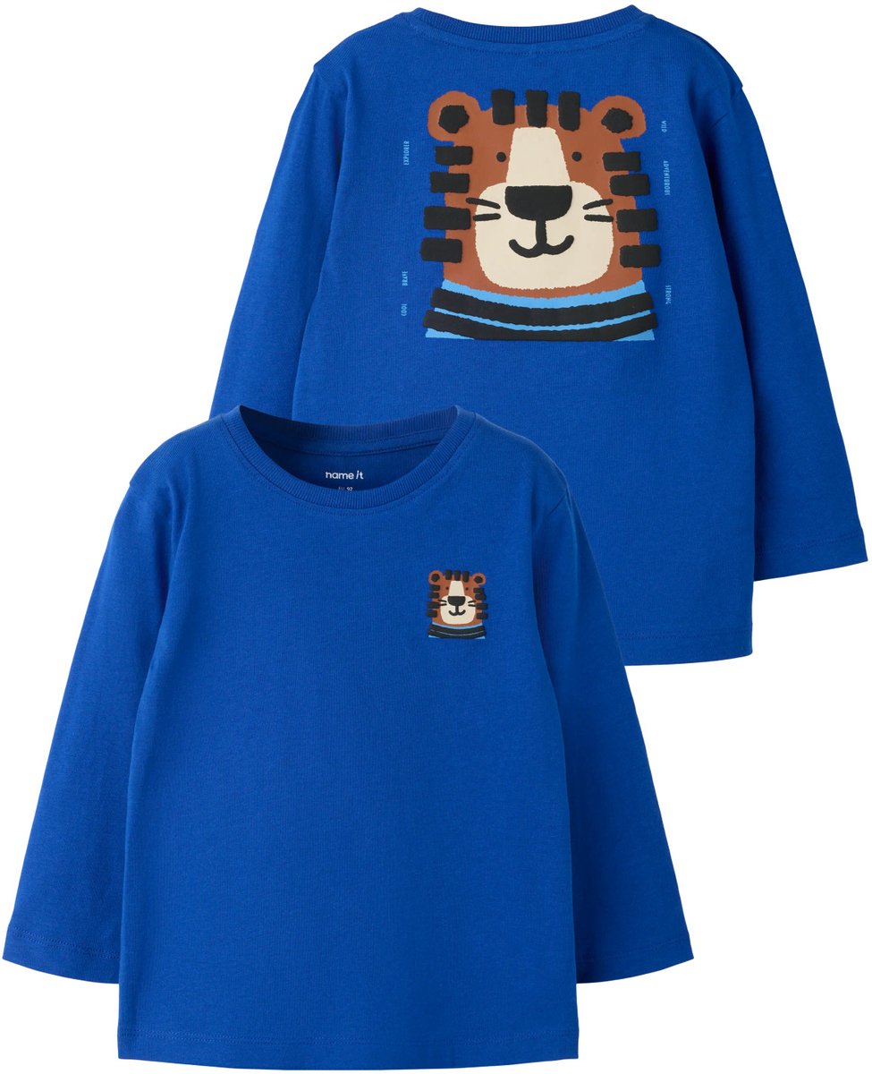 NAME IT - NMMLUCCAN LS NREG TOP Heren T-shirt