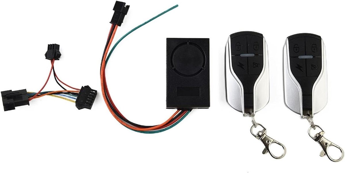 Scooter Alarm - Diefstalbeveiliging - Voertuig Beveiligen - Compact Lichtgewicht - 13 x 9 x 8 cm - Zwart