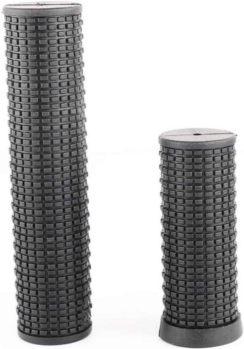 Fietsstuurgrepen - Handvatten - Comfortabel Fietsen - Antislip Grip - 12 cm Lengte - Zwart