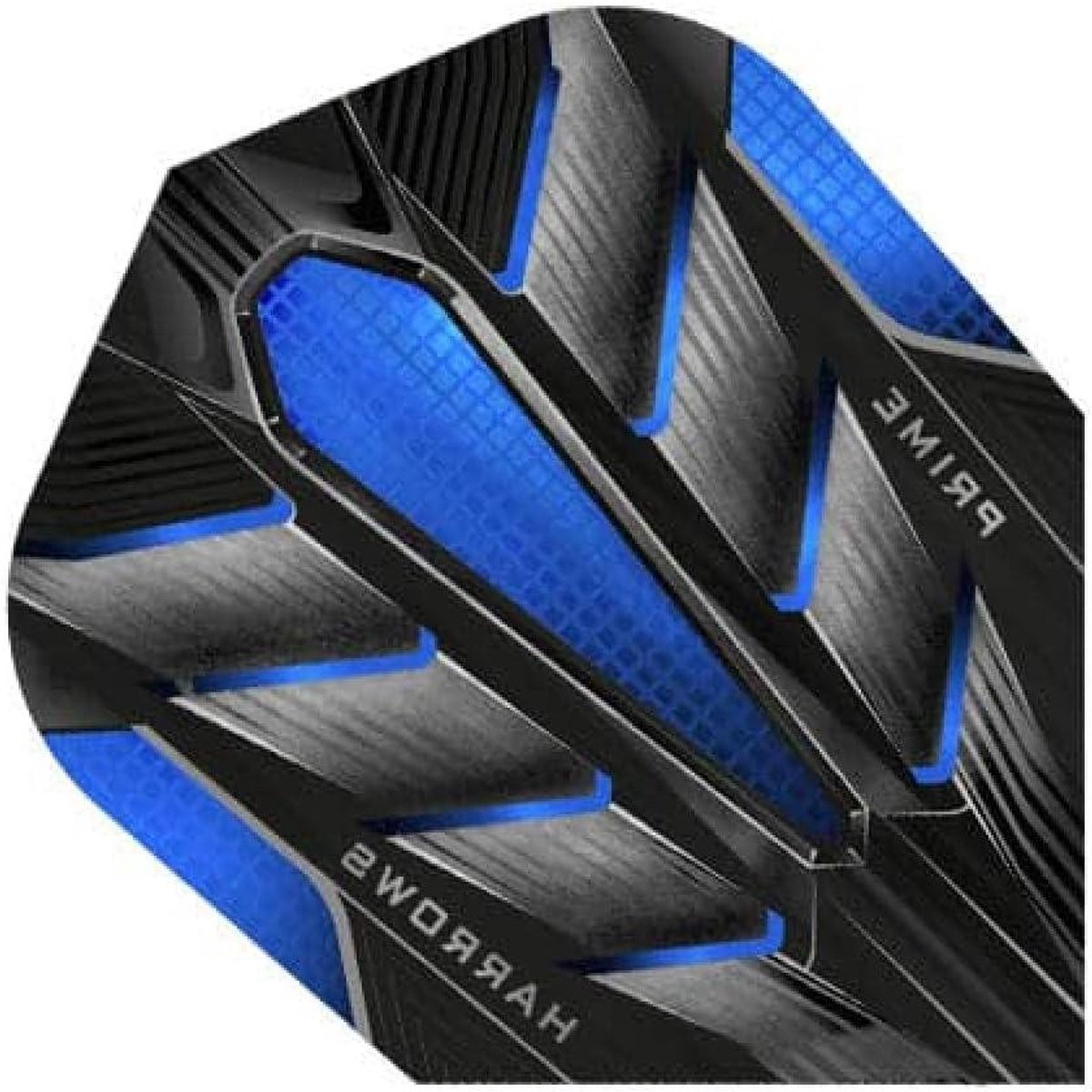 Dart Flights - Vleugels - Precisie Werpen - Standaard Formaat - 100 Micron - Blauw Zwart