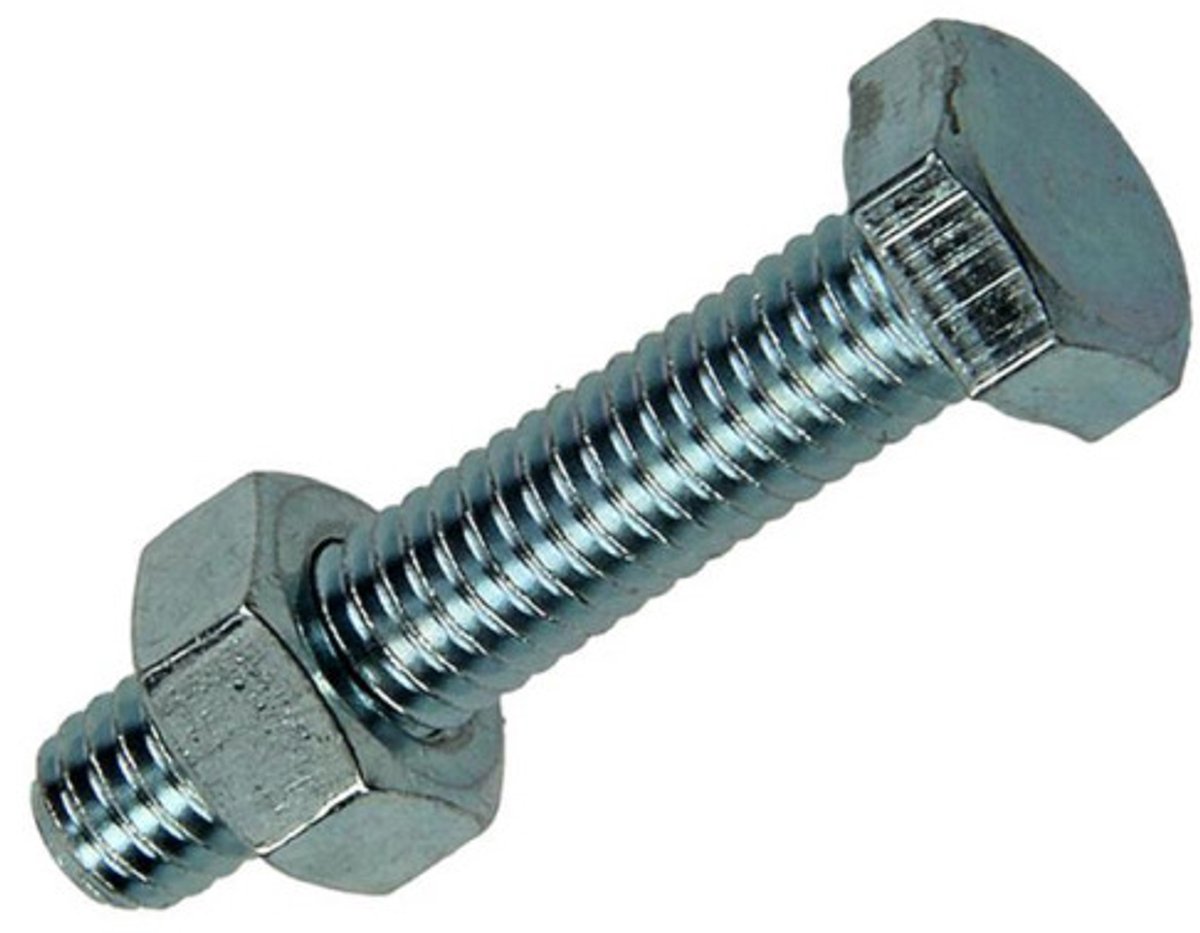 Mack Tapbout + moer verzinkt 35 st m6 x 30 mm