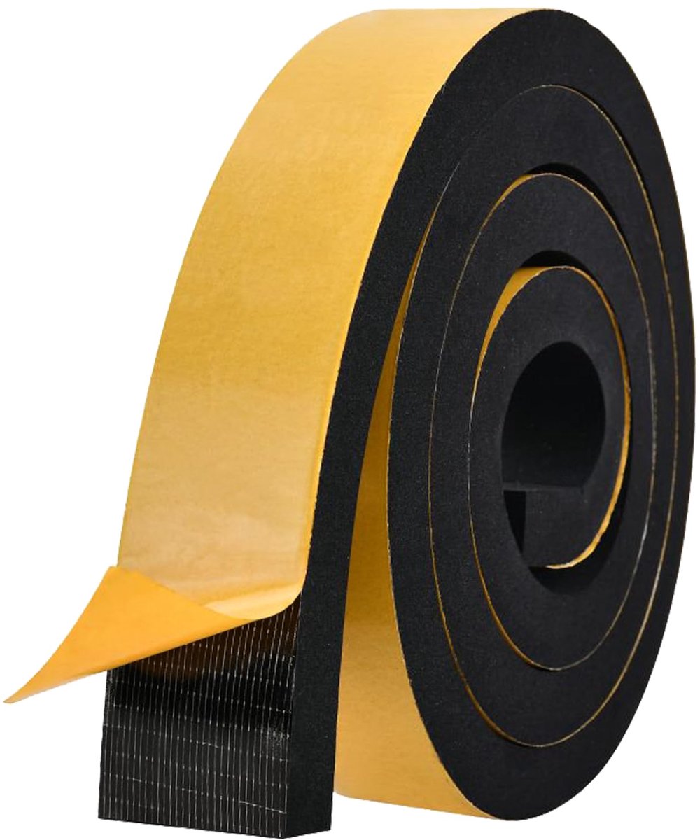 2M Schuimrubberen Tape, Zelfklevend, 50mm breed, 12mm dik, EVA-Weerstrip Met Hoge Dichtheid, Afdichting, Anti-vibratie, Anti-botsing, Schokbestendig Voor Raamdeur, Auto, Vrachtwagen, Airconditioner