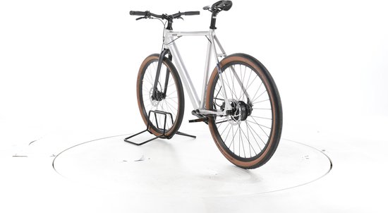 Coboc Brooklyn FAT Elektrische citybike Accu 250Wh 27,5" 2023 zilver Pro — afbeelding 3