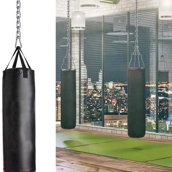 Hangstoelketting - Tweedelige hangstoelkettingenset - Bokszakketting - Hangmatketting - Ketting - Bevestigingsaccessoires - 65x4x1 cm - Geschikt voor hangmatten, schommelstoelen, voetgangersschommels, bokszakken, aerial yoga - Zilver — afbeelding 2