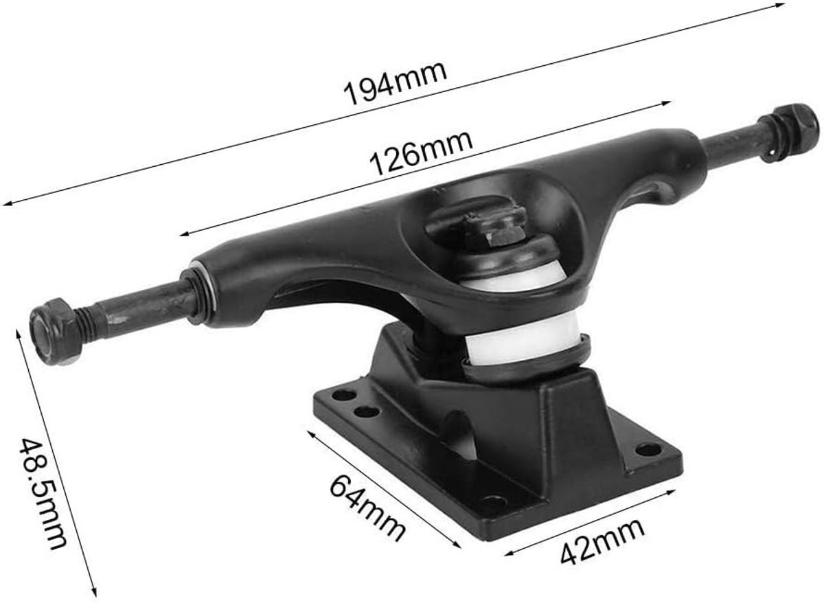 Skateboard Trucks 4-8 Inch - Gepolijste Thunder Trucks voor Skateboarden - Duurzaam en Lichtgewicht Ontwerp voor Stabiele Prestaties
