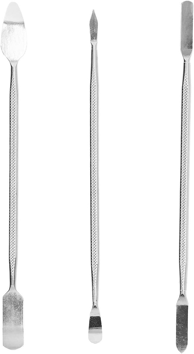 3-delige Metalen Spudger Set met 2 Tips voor Reparatie en Opening van Mobiele Telefoons, Tablets en Laptops, Universeel Gereedschap