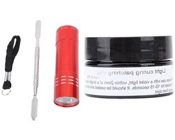 Zelfklevende Lichte Cure Putty Set van 50G voor 3D Printen, Modelbouw en Nagelreparatie, Multifunctionele Vulmiddel voor Creatieve Projecten