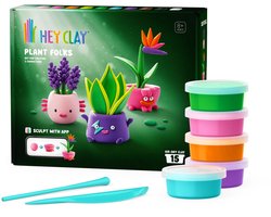 Hey Clay Plant Folks Set van 15 potjes