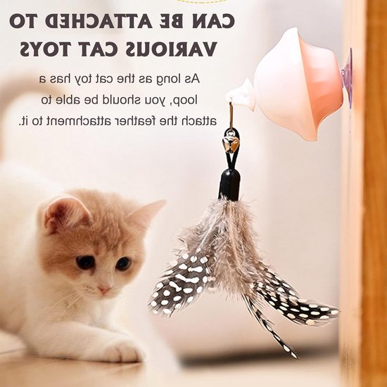 10 stuks reservespeelgoed voor kattenveren met bel, meerkleurig kattenspeelgoed, hengel voor actieve katten, perfect tegen verveling en voor uren speelplezier — afbeelding 2