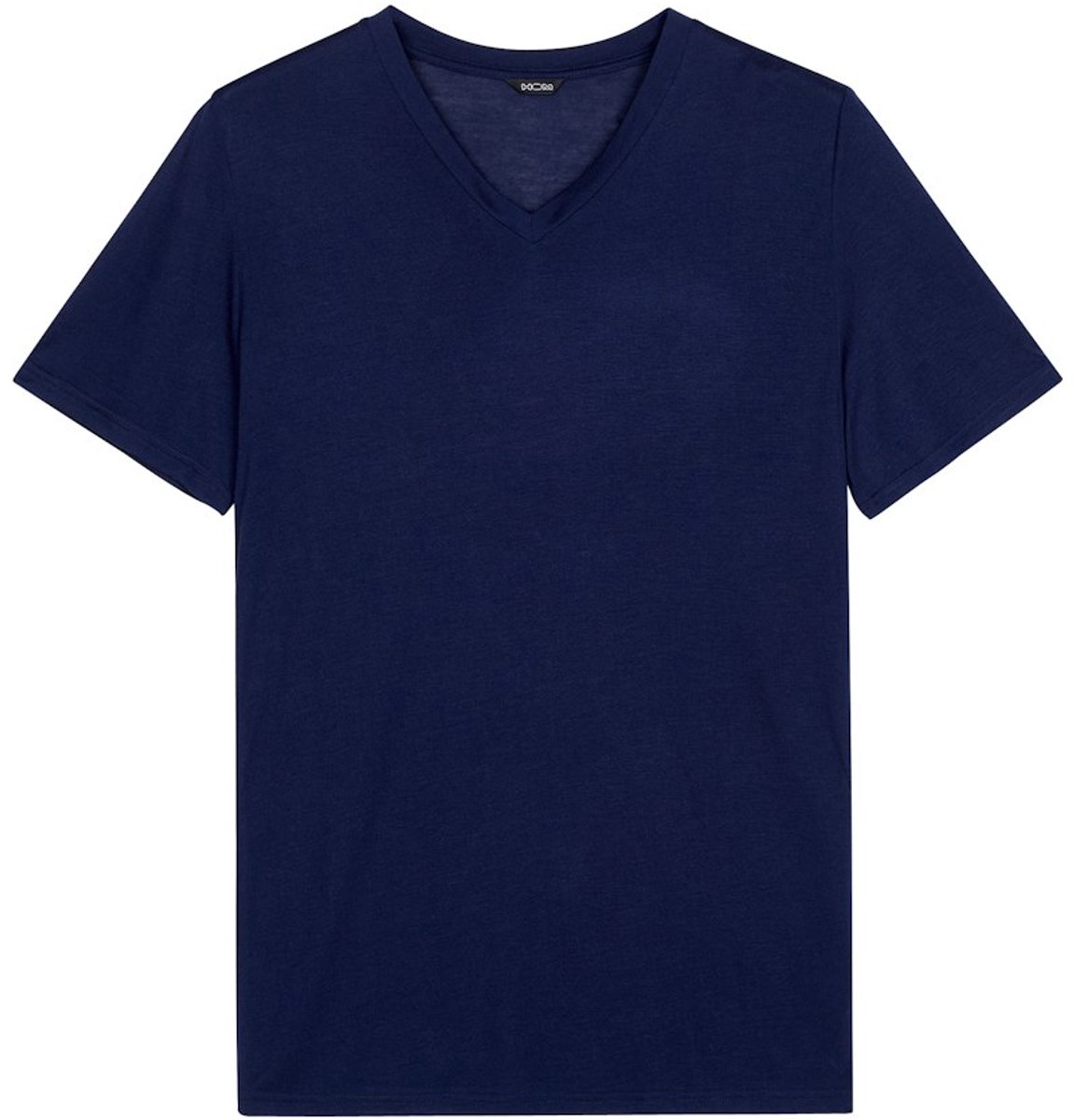HOM - Cocooning short sleeve V Neck T-Shirt - Navy- mannen - L