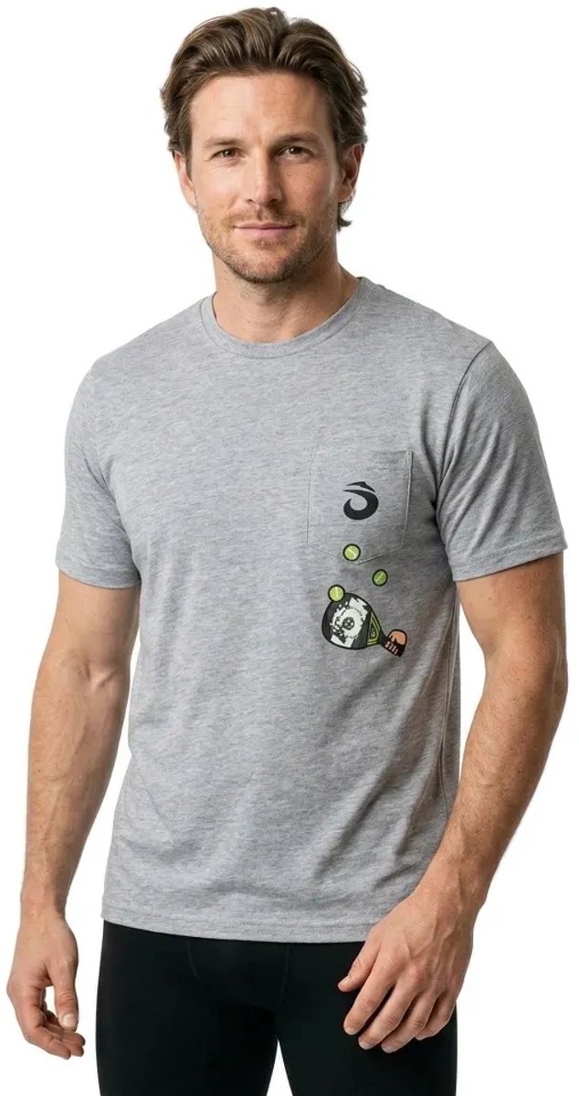 Lok The Juggler T-shirt Met Korte Mouwen Grijs M Man