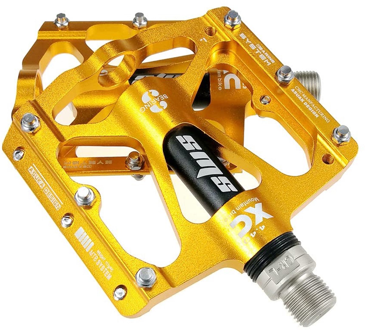 Dailygoods - Aluminium anti-slip pedalen voor MTB en racefietsen - 1 paar
