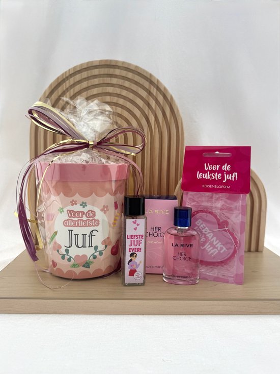 Perfect Gifts Bedankt Juf Cadeau Emmertje - Liefste Juf - Voor Vrouwen