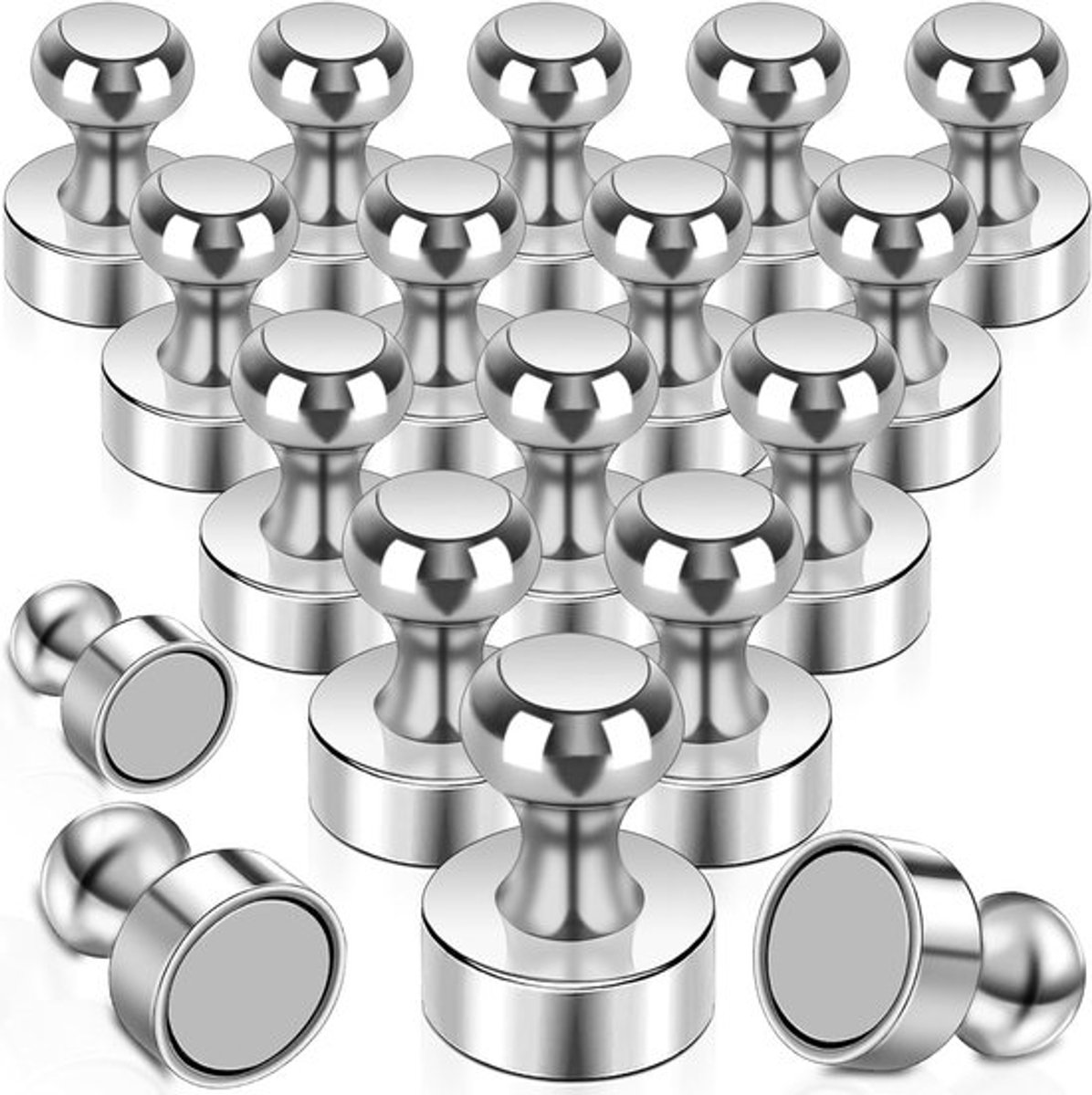 18 sterke neodymium-magneten Inovra Plus voor whiteboard
