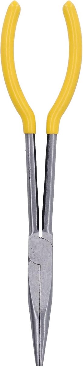 Lange Tang - Neustang Grijper - Draad Buigen - Versterkt Staal - 28 cm - Zilverkleurig