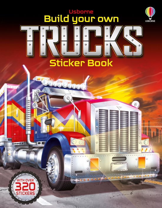 Build Your Own Trucks Sticker Book - cover