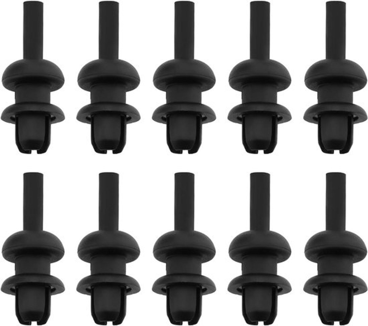 Allecto Plus - 10 stuks Pakket Plank Koord Haak Clips voor Vauxhall Cavalier CC