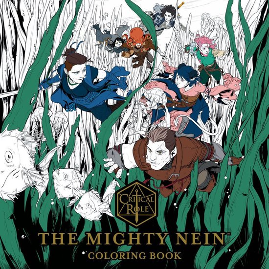 Critical Role: The Mighty Nein Coloring Book - cover