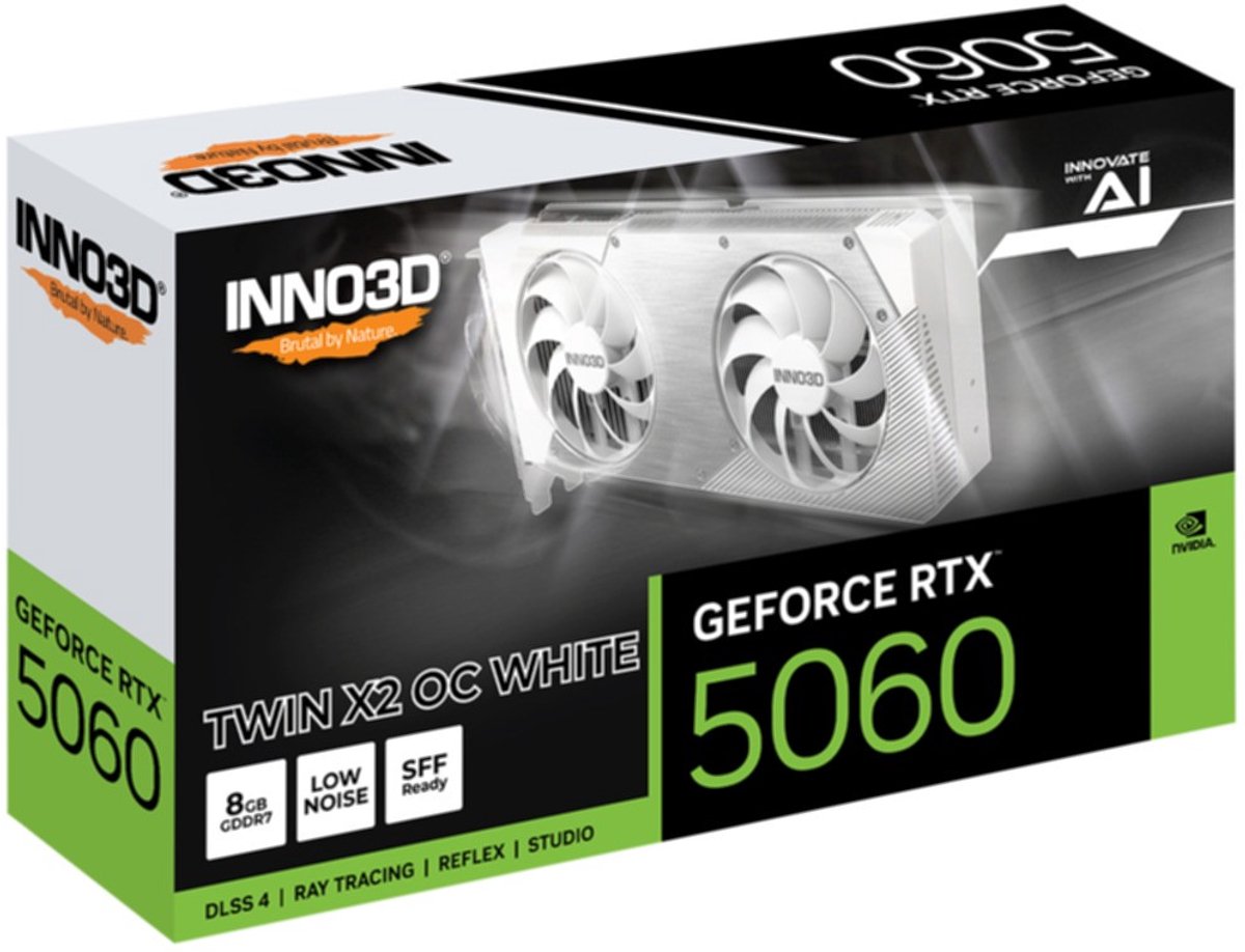 INNO3D GeForce RTX 5060 Twin X2 OC White 8GB
