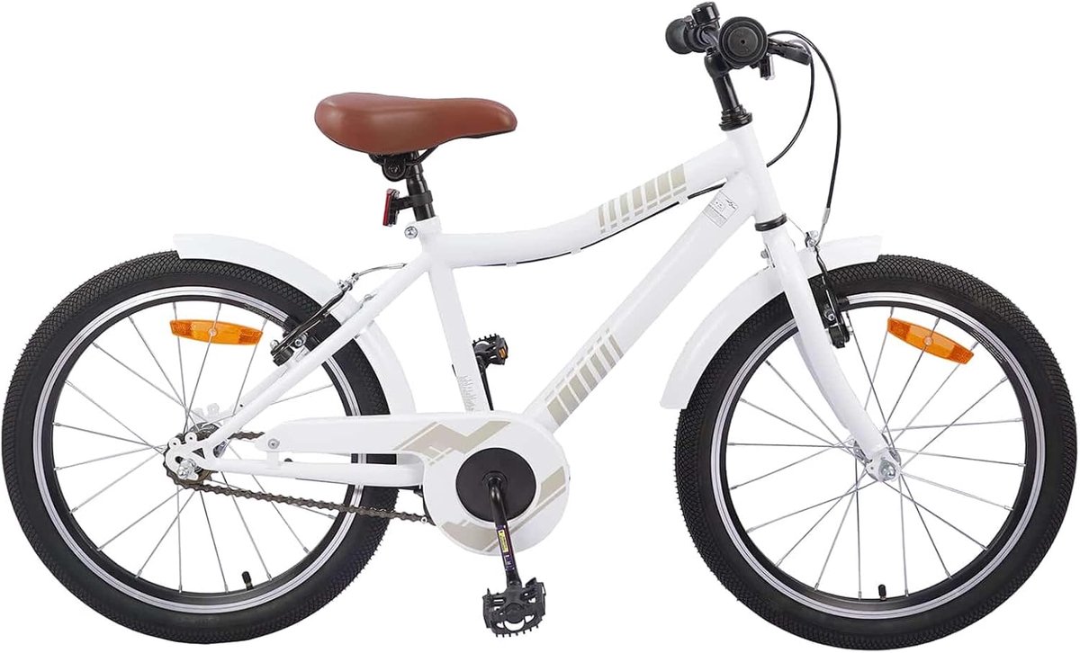 Kinderfiets - Avontuurfiets - Buiten Spelen - Verstelbaar Stuur - 24 Inch - Wit