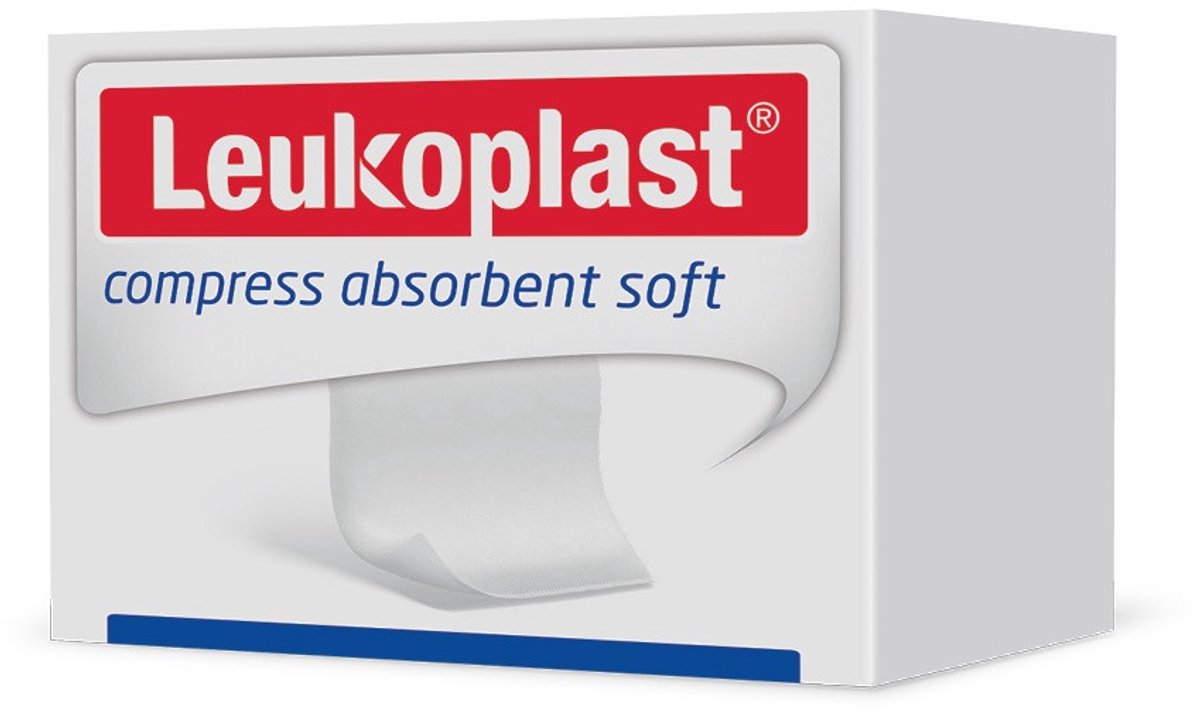 Leukoplast compress absorbent soft steriel 20 x 20 cm 25 stuks