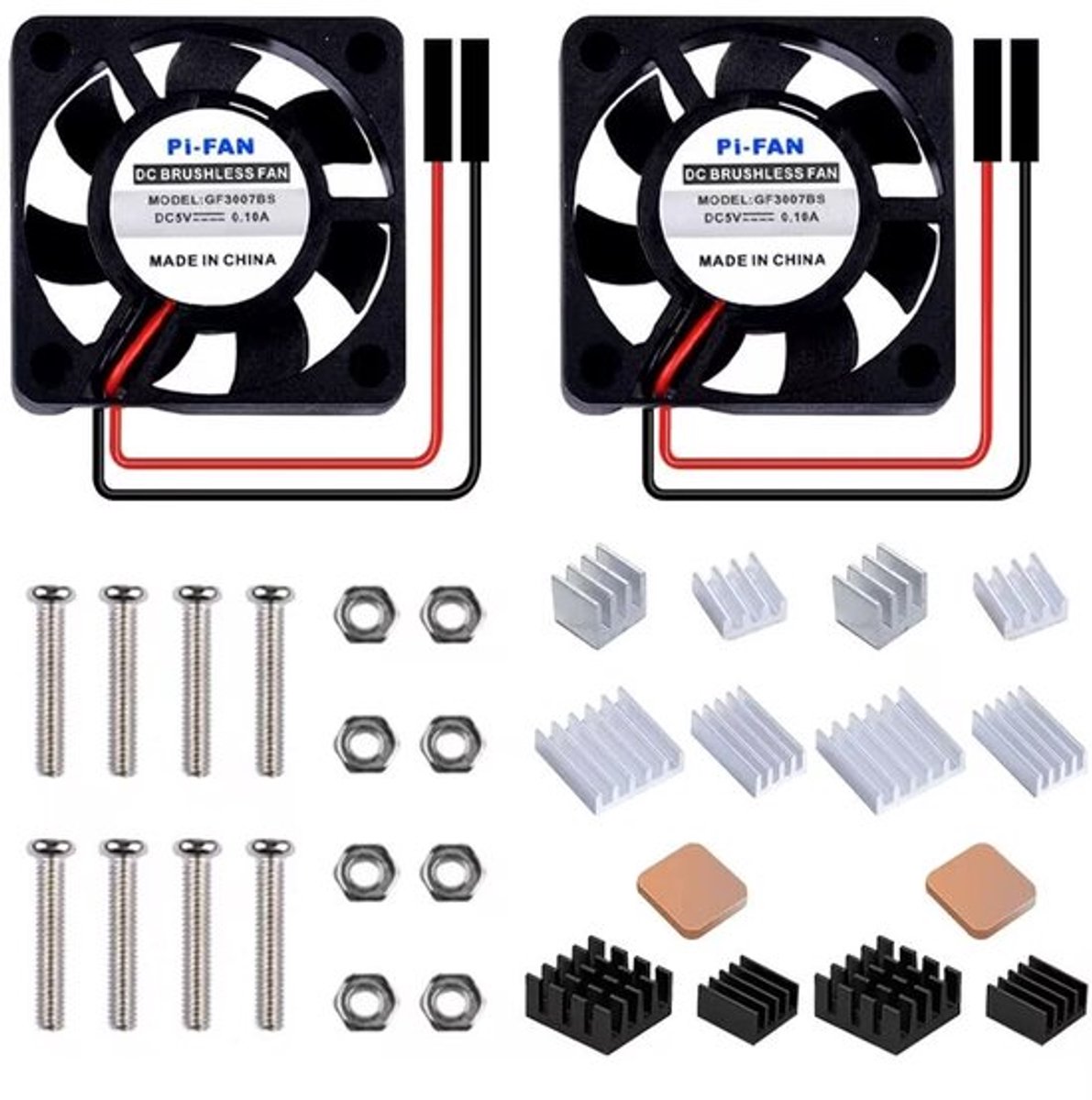 Koeling voor Raspberry Pi - 30 stuks - Dailygoody - Solidchoice