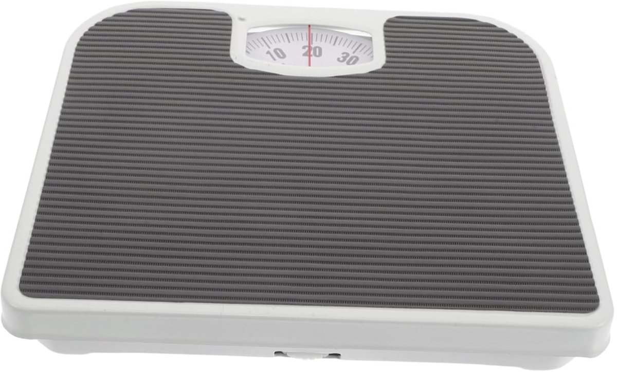 Mechanische Personenweegschaal - Analoge Weegschaal - Gezondheid Monitoren - Batterijloos Gebruik - 268 cm - Lichtgrijs