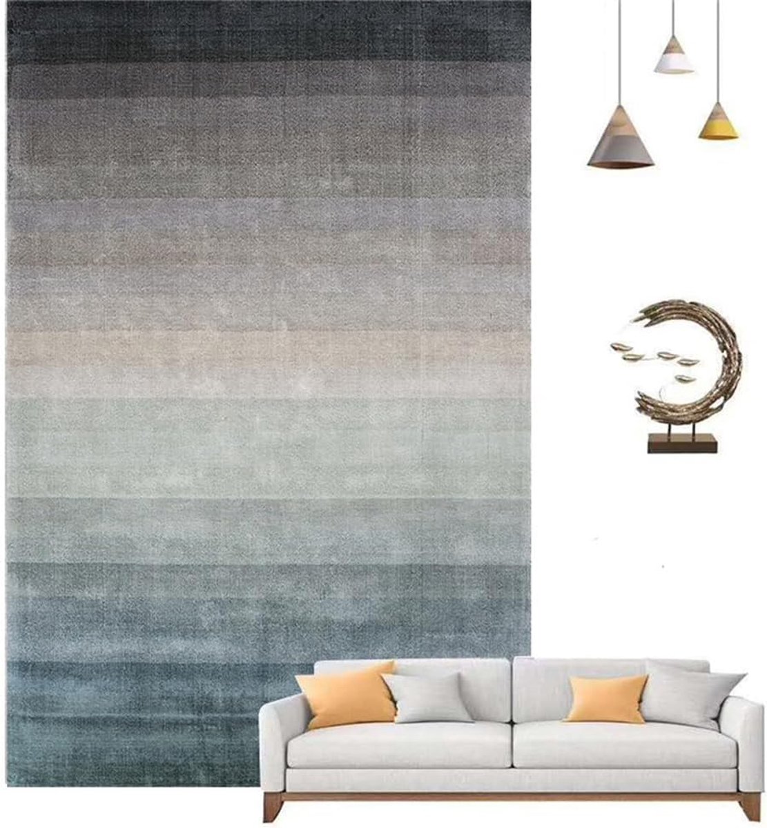 Verwarmde Vloermat - Elektrisch Tapijt - Binnen Verwarmen - Snelle Verwarmingsfunctie - 80x160 CM - Grijs
