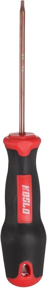 Torx Schroevendraaier - Precisie Gereedschap - Klusjes en Reparatie - Magnetisch Uiteinde - T8 160mm - Rood