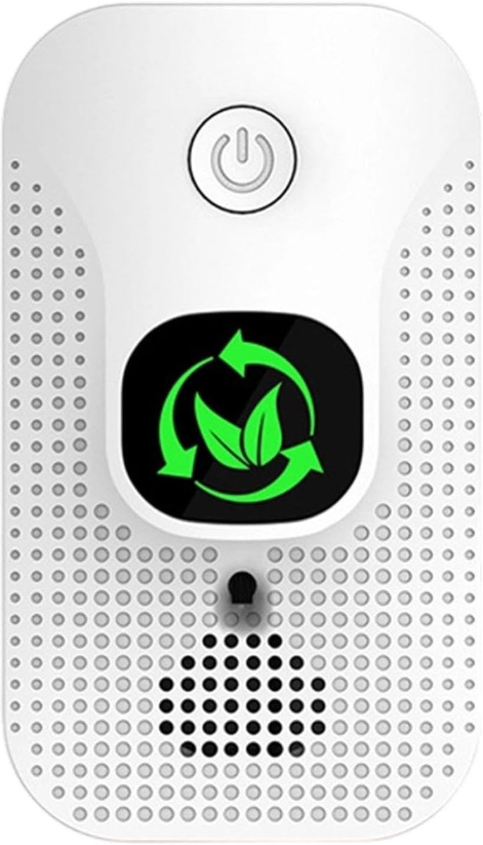 Luchtionisator Wandmontage - Geurverfrisser Apparaat - Binnenhuis Luchtverfrissen - Stille Energiezuinige Werking - Compact Wandplug Ontwerp - Wit