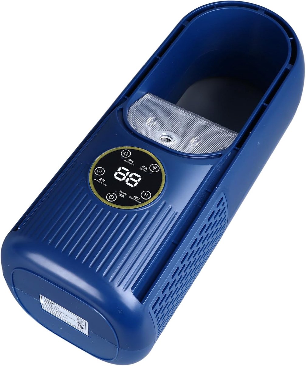 Bladloze Ventilator - Vernevelaar Koeler - Zomerse Koelte - 6 Snelheden - 100ml Tank - Blauw