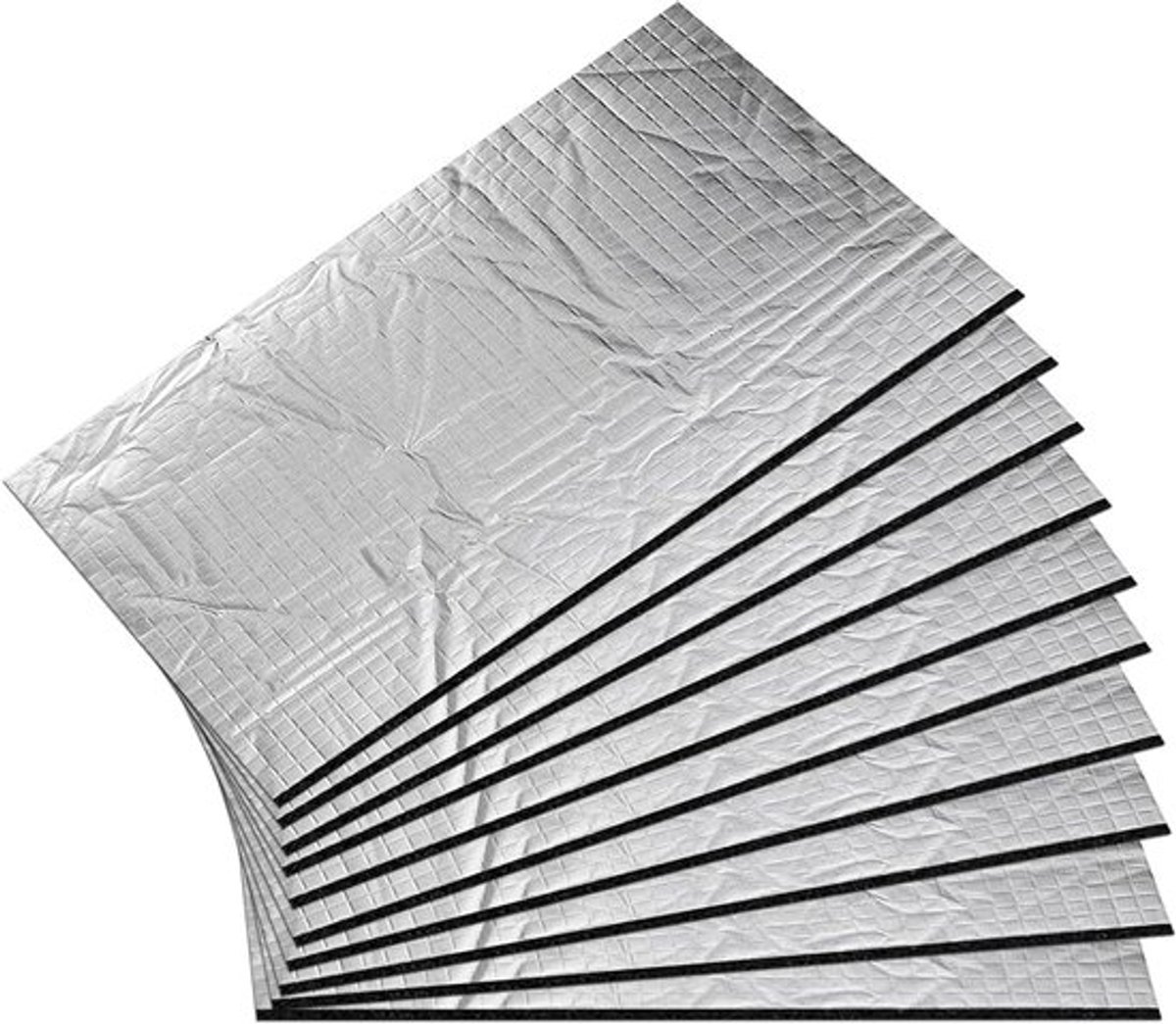 Isolatiematten 250x180mm, aluminium butyl, stukset van 10