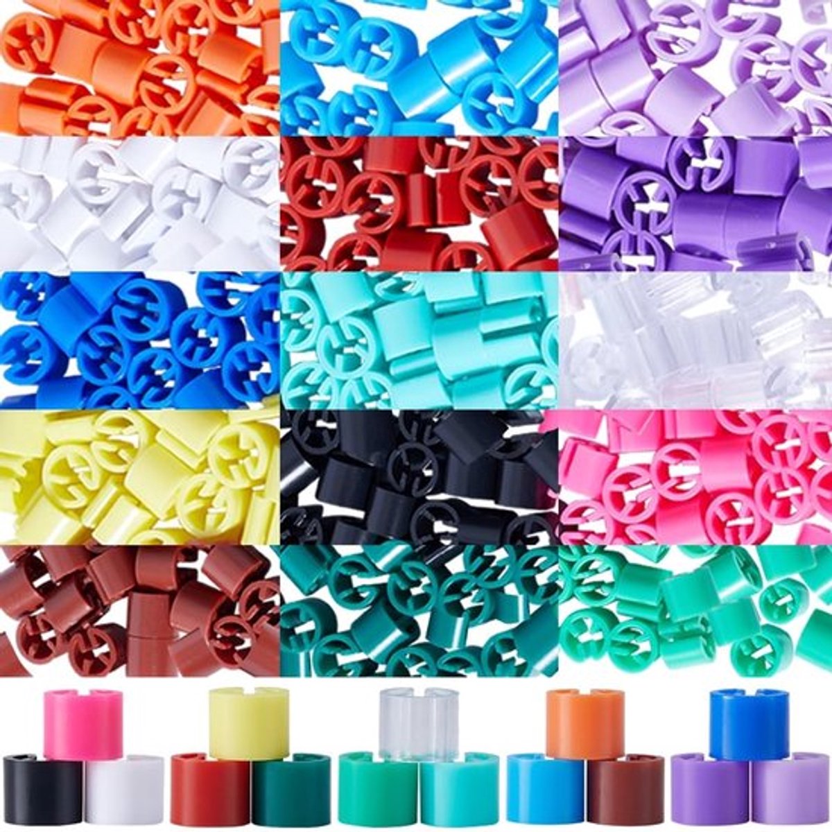 Solidchoice - Dailygoody - Kleding Opknoping Maat Markers - Kleurlabels - 15