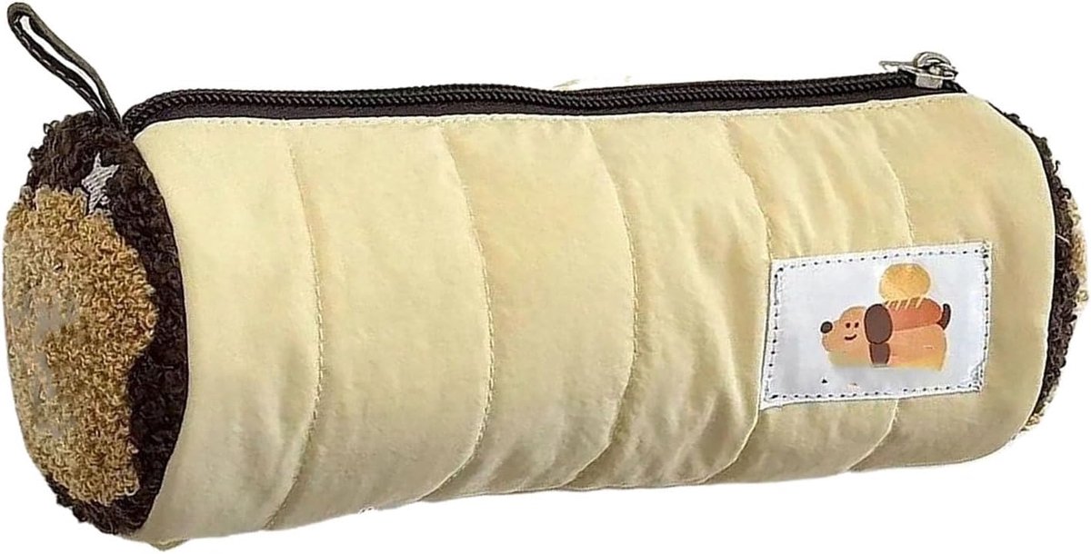 Pennenetui - Opbergtas - Schrijfwaren Organiseren - Grote Capaciteit - 19 cm - Geel