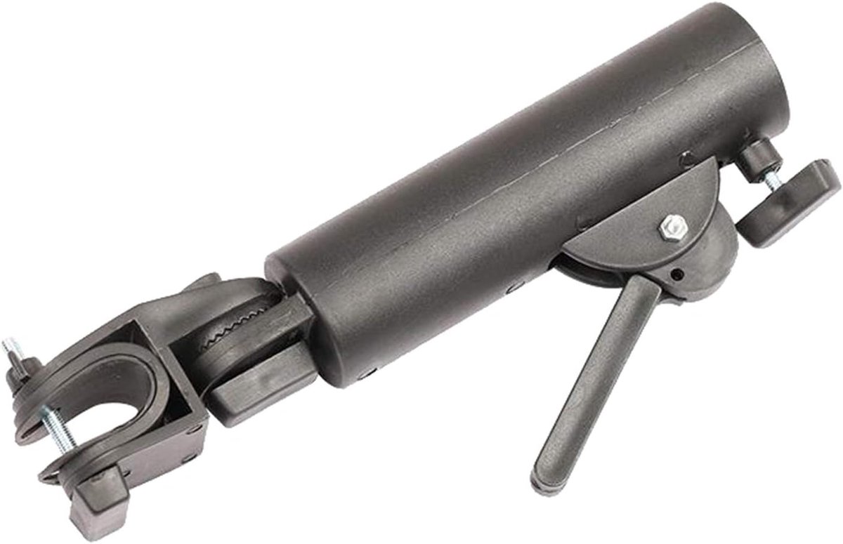 Golf Parapluhouder - Parapluhouder Golfkar - Bescherming tegen Weer - Dubbele Vergrendeling - 23.9 cm - Zwart