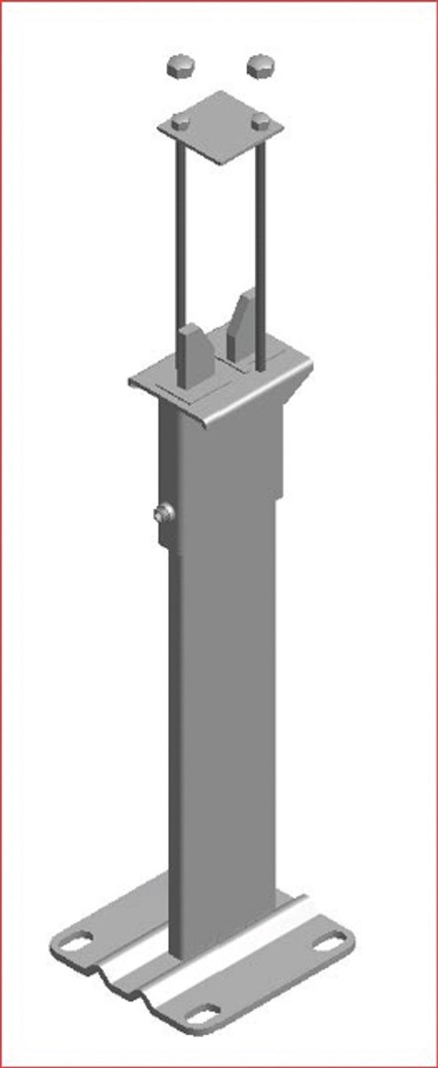 Kermi Standconsole AK3, Convector,, H = 300mm, RAL9016 SG, ZB03620001