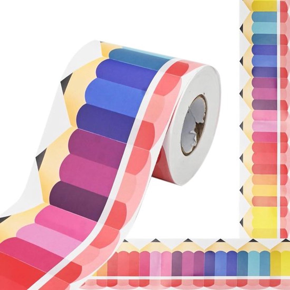 Kleurrijke decoratieve stickers voor prikbord Allecto Plus