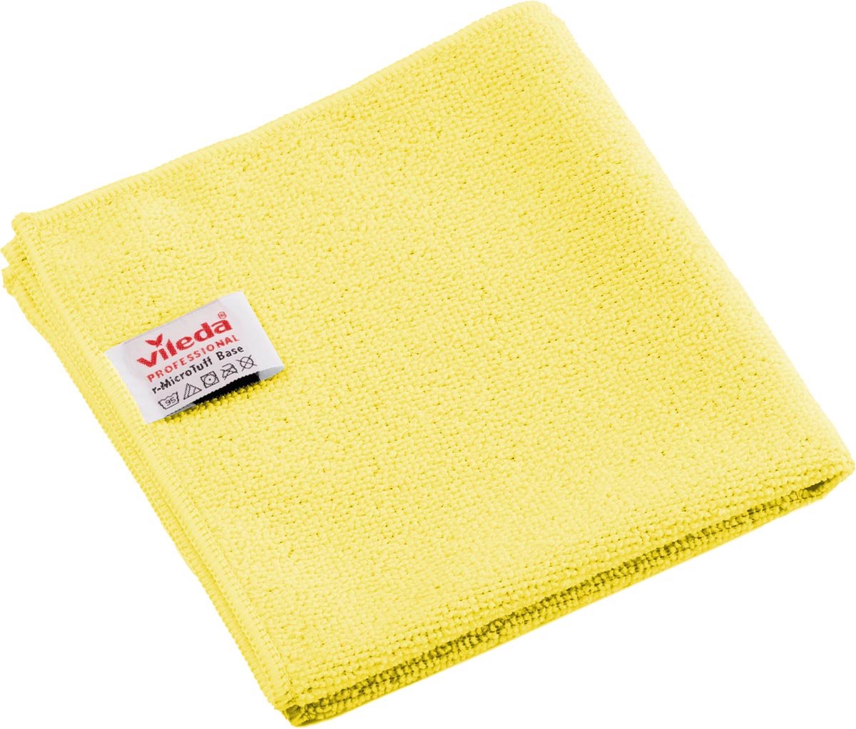 Vileda Professional r-MicroTuff Base microvezeldoek | pak van 5 stuks | geel
