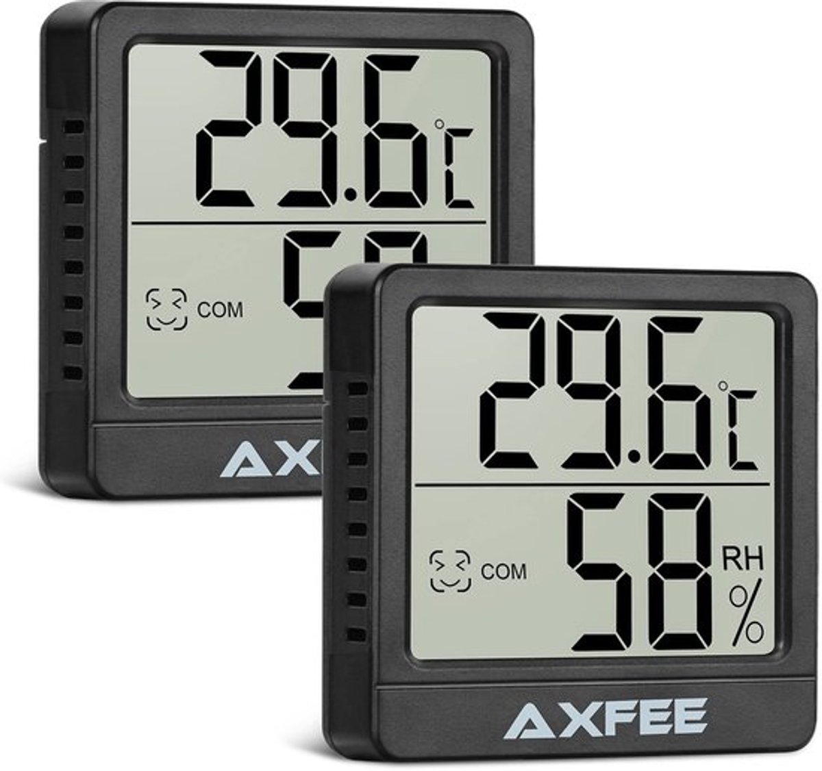Dailygoody - Mini LCD-thermometer - Draadloos - Betrouwbare nauwkeurigheid - Zwart