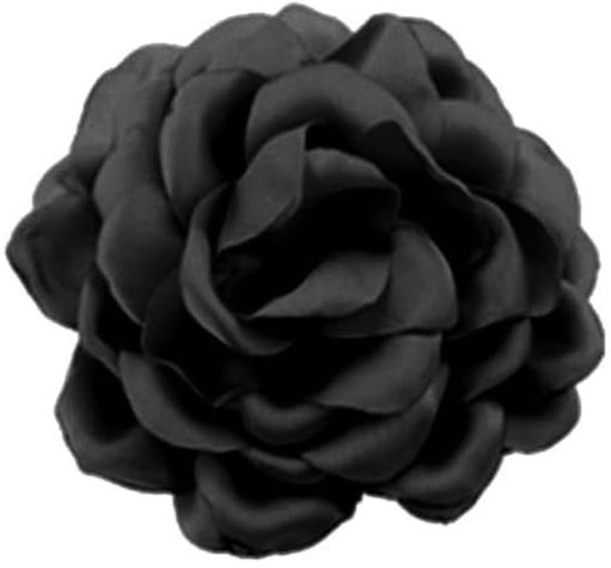 Chiffon roos broche - eenvoudig en elegант古典文学风格-请使用现代标准汉语重新表述：