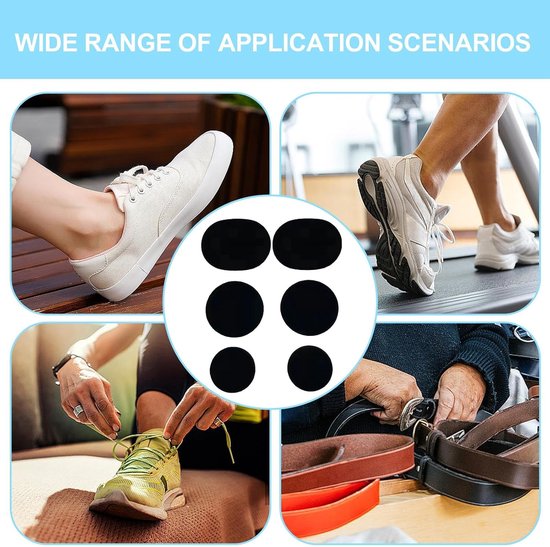Schoen reparatie - Zelfklevende patches - Schoenen verstevigen - Waterproof lijm - 6 stuks - Zwart — afbeelding 5