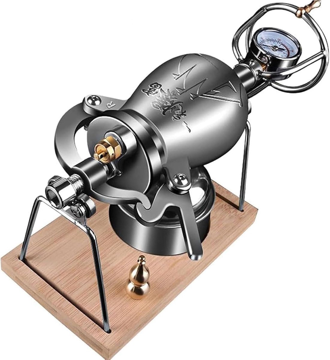 Mini Popcornmachine - Popcornmaker Familie - Thuis Bioscoop - Verdikte Pot - 300ml Capaciteit - Zilver