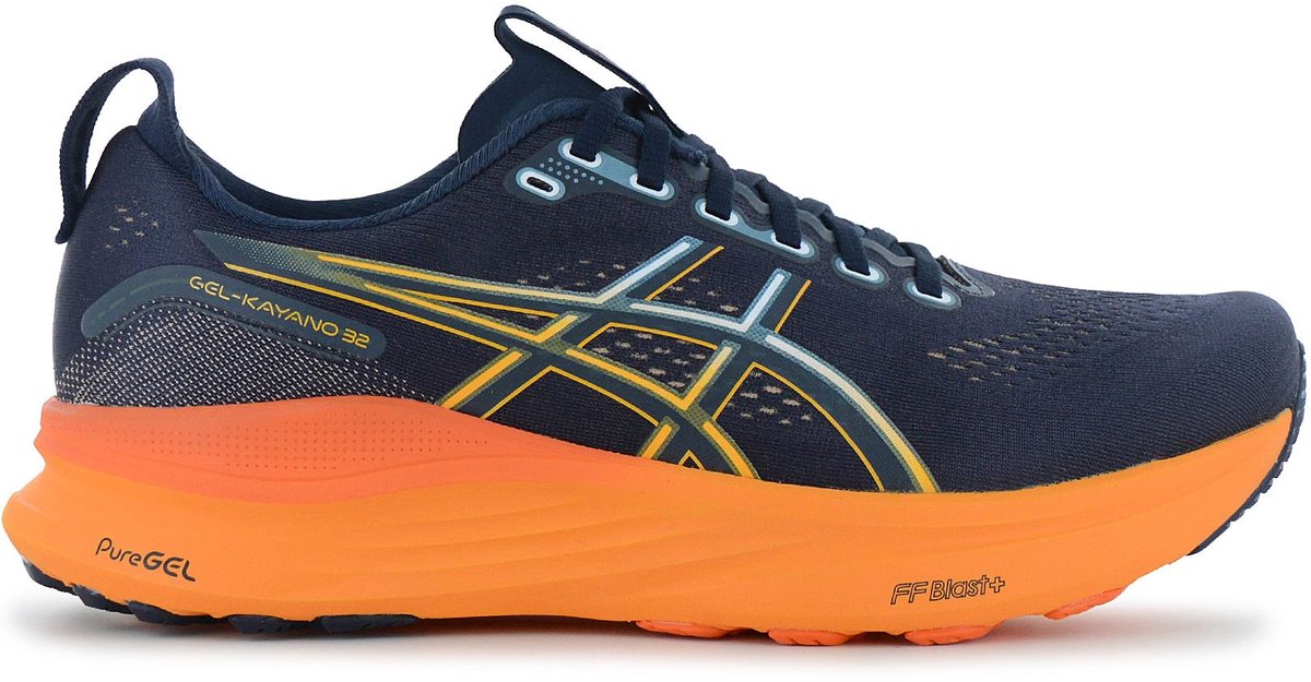 Asics GEL-KAYANO 32 Heren Hardloopschoenen Running Schoenen 1011C301-400 Blauw