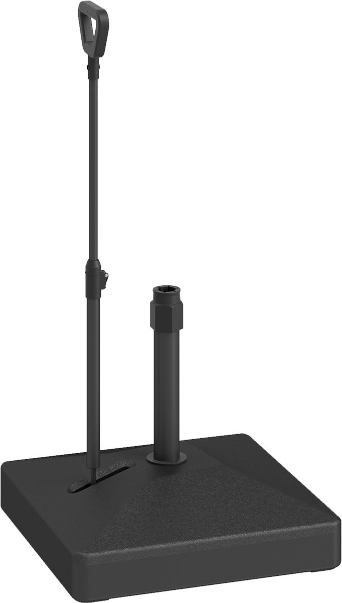 Sonnenschirm Standaard - Verstelbaar & Tot 55 kg - Zwart