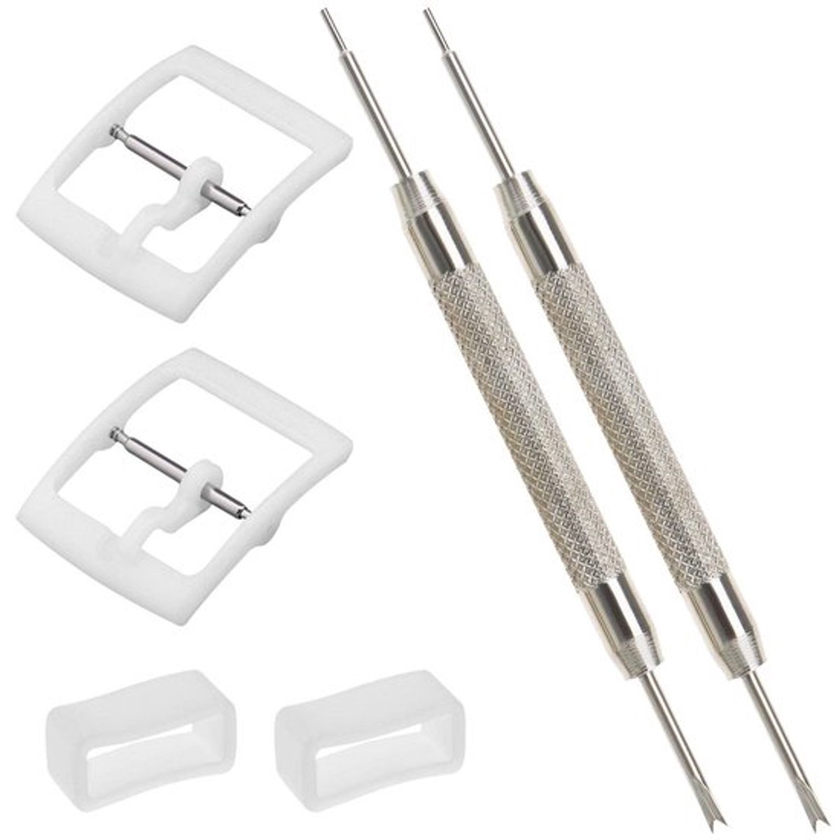 Vt products - Horlogeband Gesp - Vervangende Onderdelen - 16mm - Horloge Band Loop